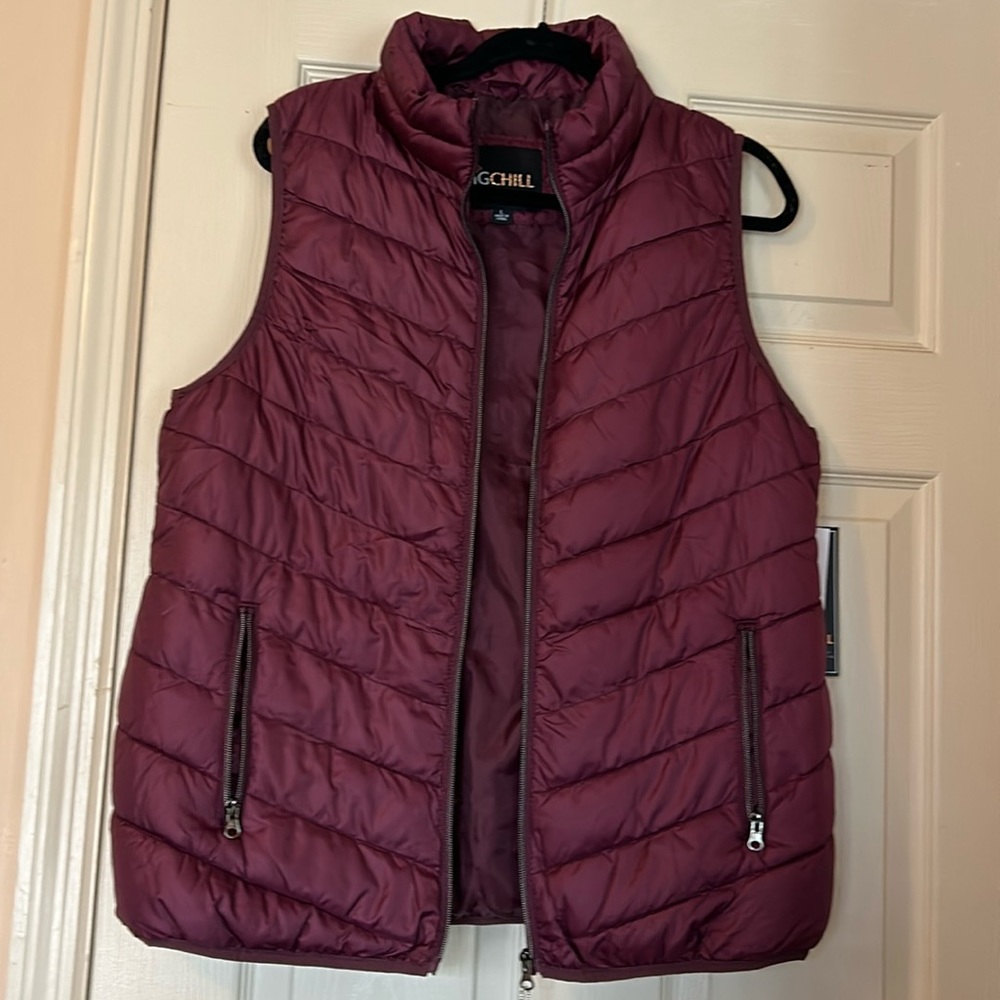 Big Chill Maroon puffer vest